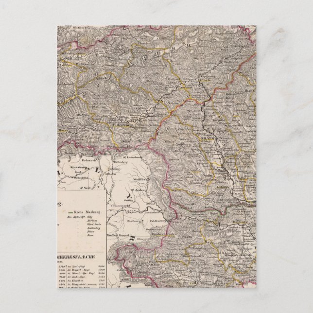 Cartão Postal Áustria, Eslovênia (Frente)