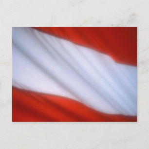 CARTÃO POSTAL AUSTRIA FLAG