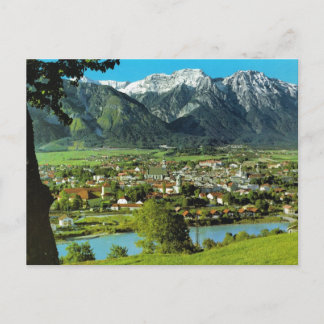 Cartão Postal Áustria, Tirol, Salão Solbad, Rio Inn