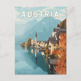Cartão Postal Austria Viagem Art Vintage