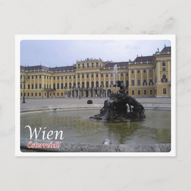 Cartão Postal Áustria - Wien - (Frente)