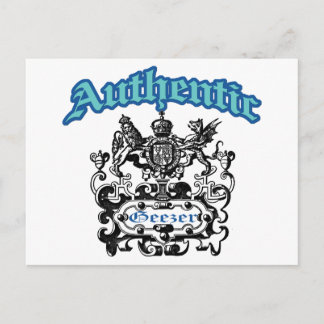 Cartão Postal Autêntico Geezer