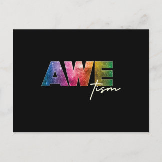 Cartão Postal Autism Awareness Autism Spectrum Neurodiverse Spac