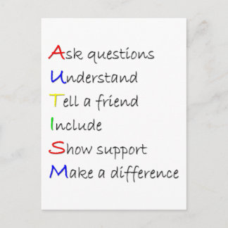 Cartão Postal Autismo