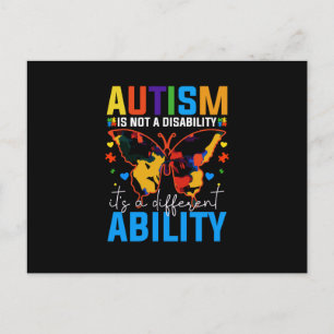 Cartão Postal Autismo Não É Deficiência É Diferente