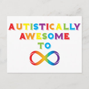 Cartão Postal Autisticamente Incrível ao Infinito