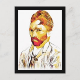 Cartão Postal Auto-retrato de Van Gogh com Novo Penteado