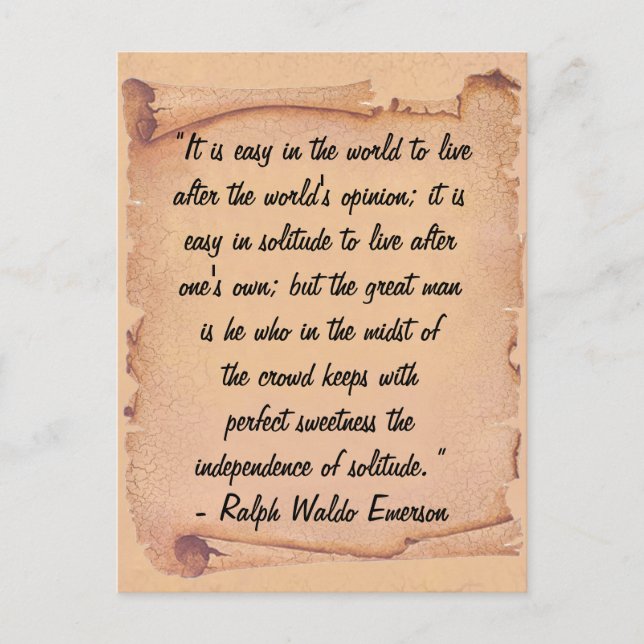 Cartão Postal Autoconfiança (Frente)