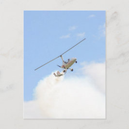 Cartão Postal Autogiro Em Voo