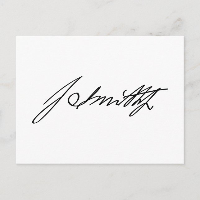 Cartão Postal Autografo Assinatura do Profeta Mórmon Joseph Smit (Frente)