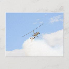 Cartão Postal Autogyro em voo