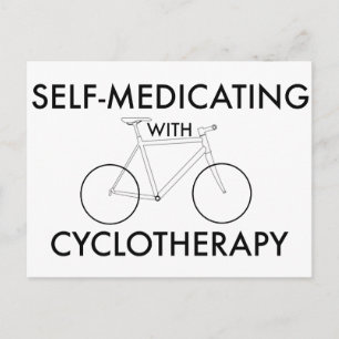 Cartão Postal Automedicação com cicloterapia