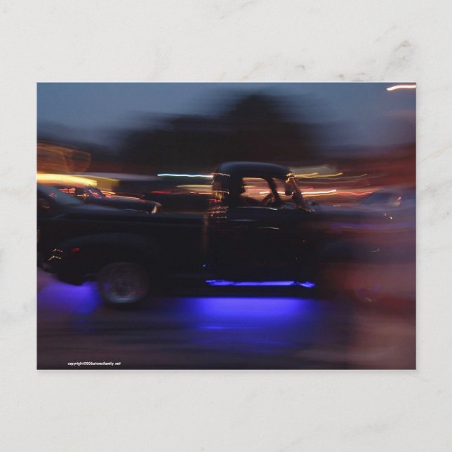 Cartão Postal automóveis clássicos de cruzeiro (Frente)