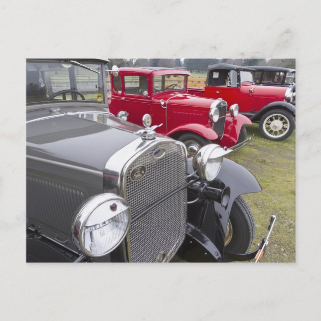 Cartão Postal Automóveis Ford antigos (Frente)