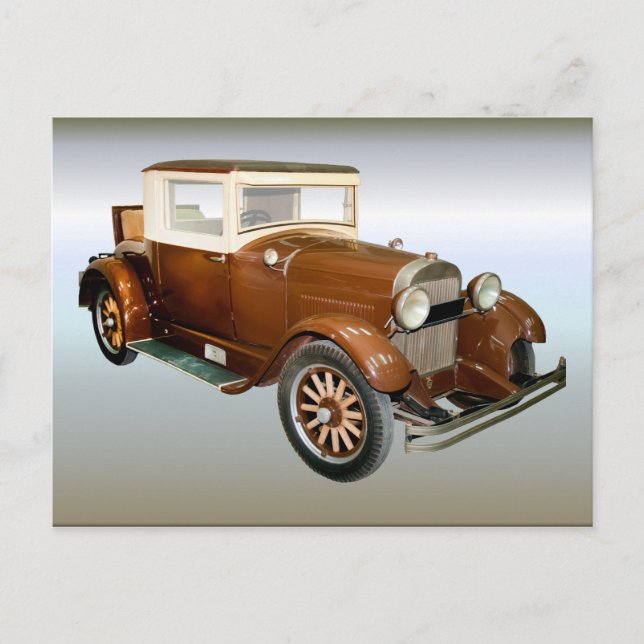 Cartão Postal Automóvel de 40 anos - Transporte (Frente)