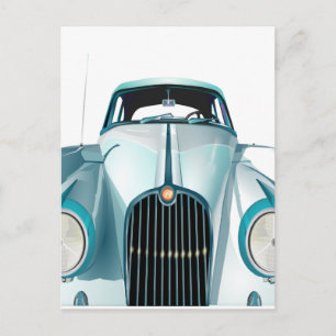 Cartão Postal automóvel velho vintage
