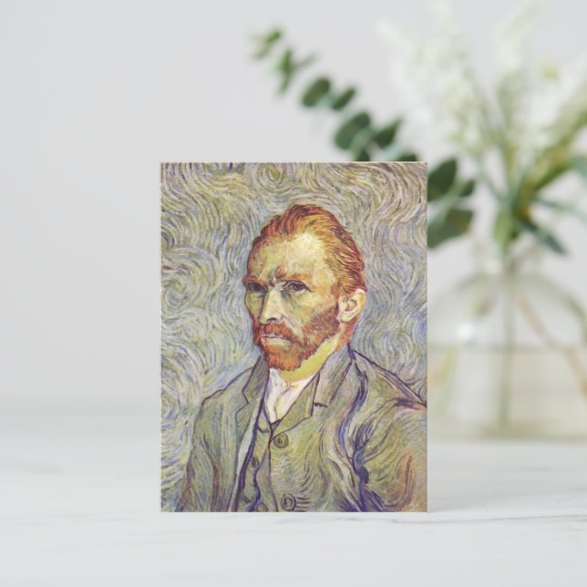 Cartão Postal Autoretrato Vincent Willem van Gogh (Em pé/Frente)