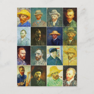 Cartão Postal Autoretratos Vincent Van Gogh