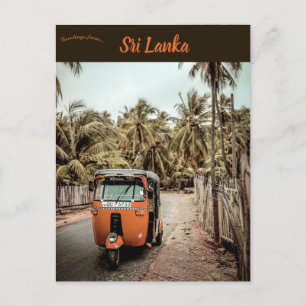 Cartão Postal Autorickshaw no Sri Lanka