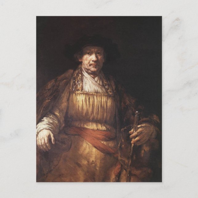 Cartão Postal autorretrato 1658 (Frente)