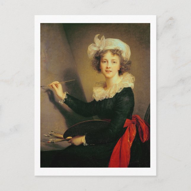 Cartão Postal Autorretrato, 1790 (óleo na canvas) (Frente)