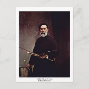 Cartão Postal Autorretrato Aos 69 Anos, Por Hayez Francesco