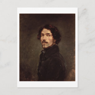 Cartão Postal Autorretrato, c.1840 (óleo na canvas) (ver também