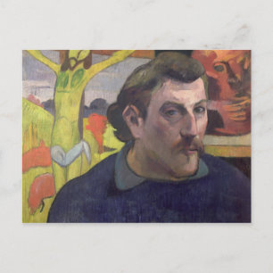Cartão Postal Autorretrato com o Cristo Amarelo, 1890