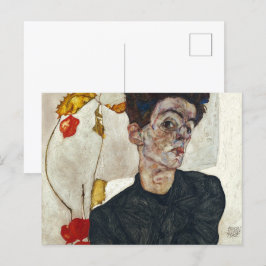 Cartão Postal Autorretrato com Physalis | Egon Schiele |