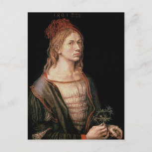Cartão Postal Autorretrato com um apito, 1493