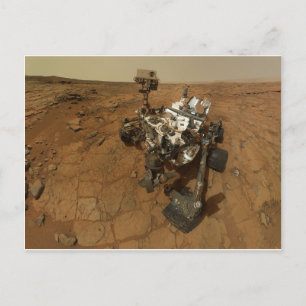 Cartão Postal autorretrato da curiosidade Mars