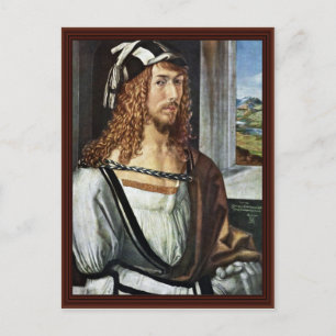 Cartão Postal Autorretrato, De Albrecht Dürer