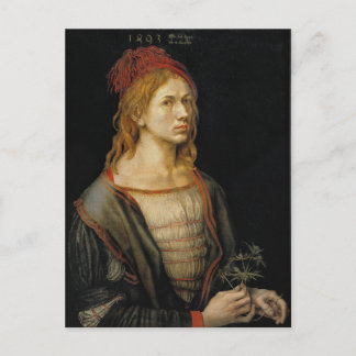 Cartão Postal Autorretrato de Albrecht Durer 1493