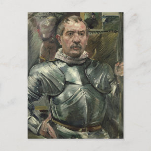 Cartão Postal Autorretrato de armadura, 1914