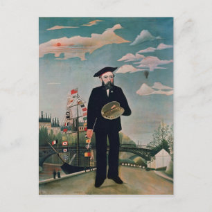 Cartão Postal Autorretrato, de L'ile Santo-Louis, 1890