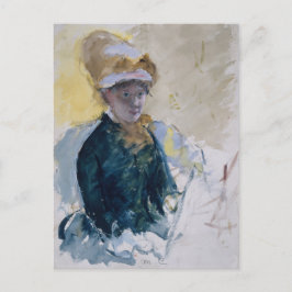 Cartão Postal Autorretrato de Mary Cassatt