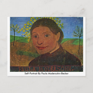 Cartão Postal Autorretrato De Paula Modersohn-Becker