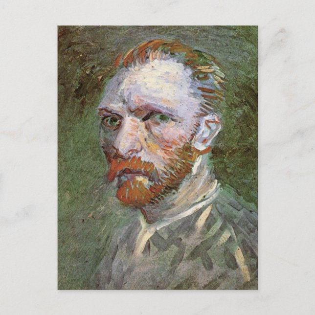 Cartão Postal Autorretrato de Vincent van Gogh, Arte Fino Antigo (Frente)