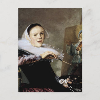 Cartão Postal Autorretrato no Easel