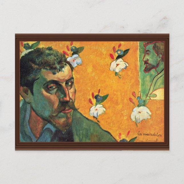 Cartão Postal Autorretrato (No Papel De "Mal-Estáveis" Pro (Frente)