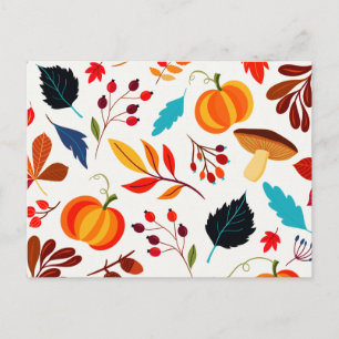 Cartão Postal Autumn Abundance Personalizado