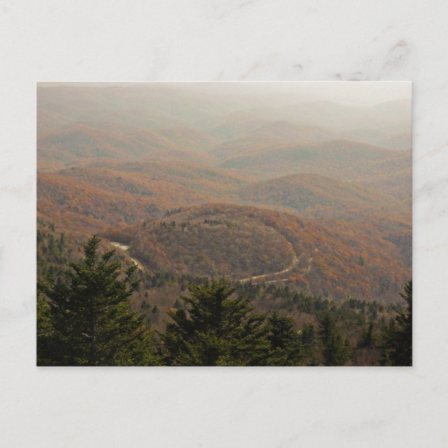 Cartão Postal Autumn Appalachian (Frente)