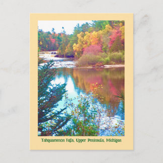 Cartão Postal Autumn Comes To Upper Peninsula, Michigan Postcard