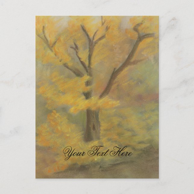 Cartão postal Autumn Gold (Frente)