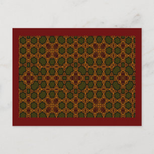 Cartão Postal Autumn Lattice