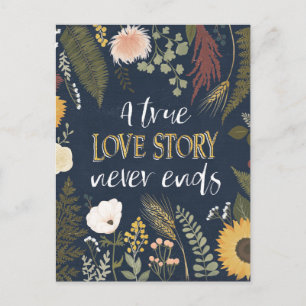 Cartão Postal Autumn Romance V   Uma História De Amor Verdadeir