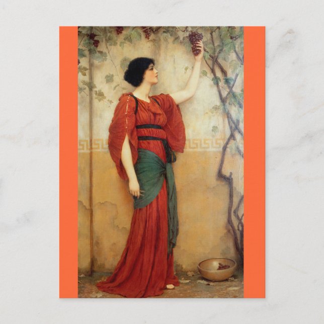 Cartão Postal Autumn - Vintage Motive - Godward (Frente)