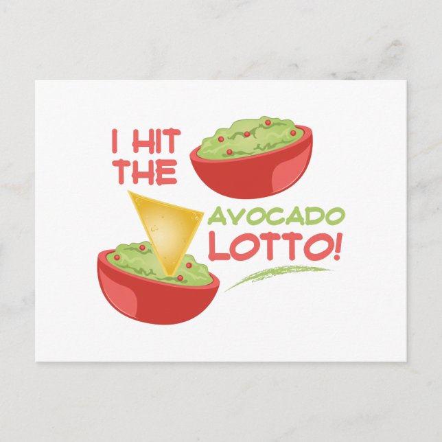 Cartão Postal Avacado Lotto (Frente)