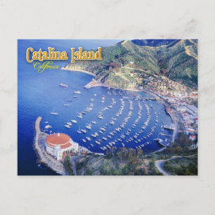 Cartão Postal Avalon Bay, Ilha Catalina, Califórnia
