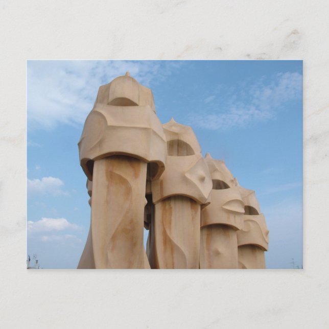 Cartão Postal Avant Garde Barcelona (Frente)